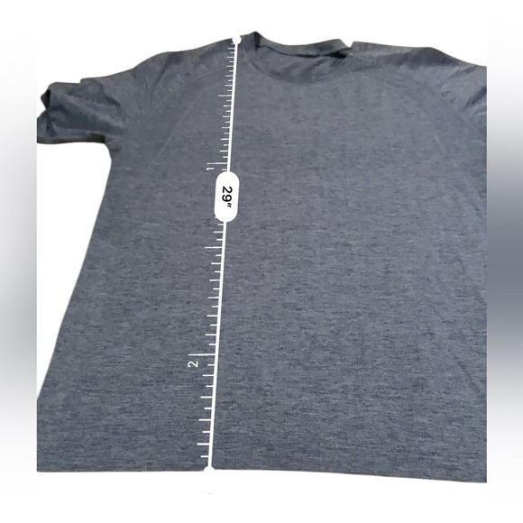 Lululemon Metal Vent Tech Short Sleeve Shirt‎ in Dark Blue Sz L - Picture 9 of 9
